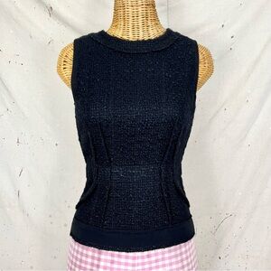 Prada Tailored Tweed Top